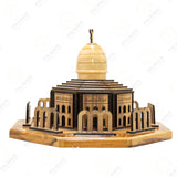 Dome of the Rock Brown Olive Wood Statue