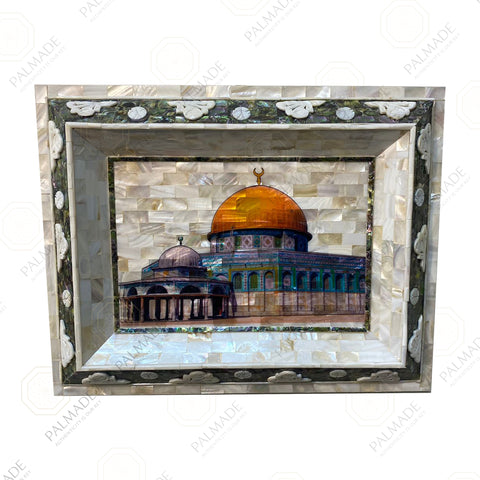 Prominent Dome of the Rock Pearl Frame