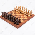 Olive-Wood Chess with Handcrafted Pieces
