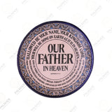 "Our Father In Heaven" Ceramic Wall Art