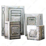 4-Box Set of Mother of Pearl