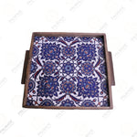 Wooden and Ceramic Serving Tray