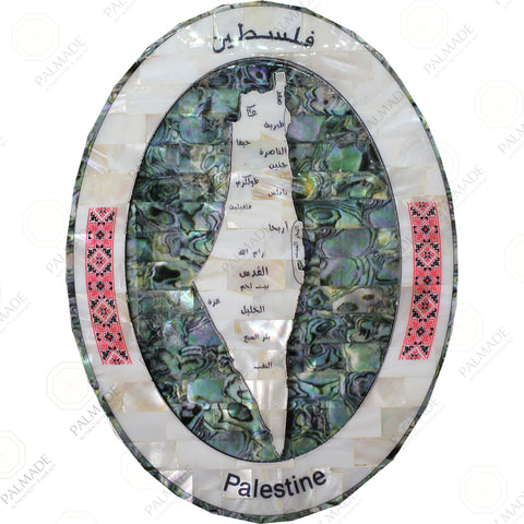 Palestinian Map and Embroidery Pearl Art
