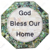 "God Bless Our Home" Octagonal Pearl Art