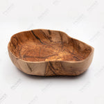2 Hand-Carved Olive Wood Bowls