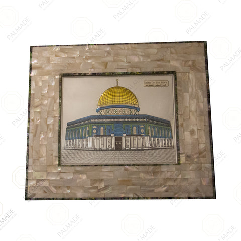 Dome of the Rock Brownish wall Frame