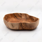 2 Hand-Carved Olive Wood Bowls
