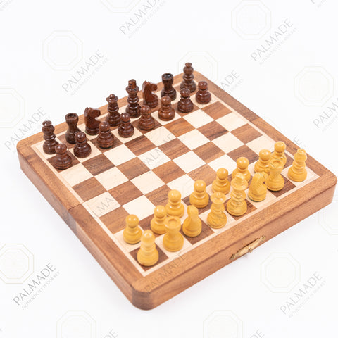 Classic Olive-Wood Chess Box