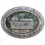 AlAqsa Oval-Shaped Wall Pearl Decor