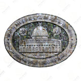 Dome of the Rock Dark Pearl Wall Art