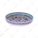 Large Blue Floral Ceramic Bowl