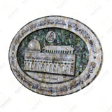 AlAqsa Oval-Shaped Wall Pearl Decor